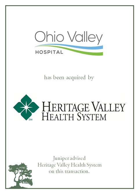 Ohio Valley Hospital has been acquired by Heritage Valley Health System